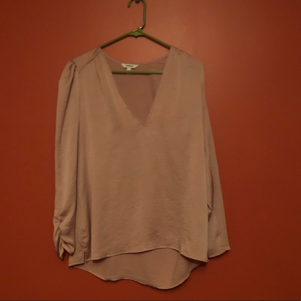 Pretty light pink blouse.